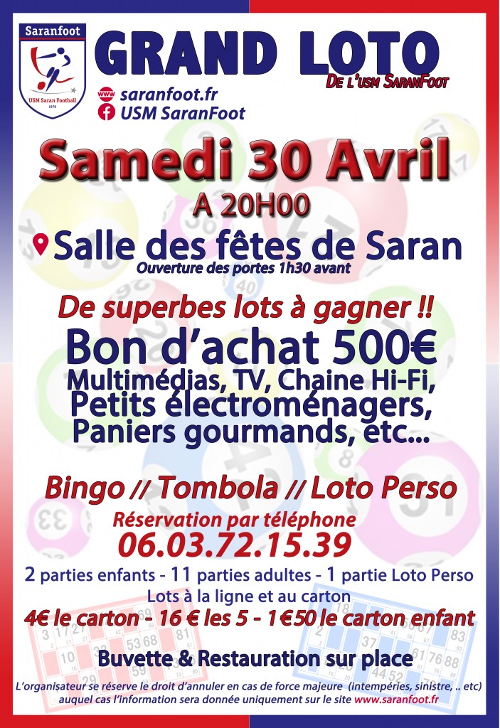 Affiche loto MAJ