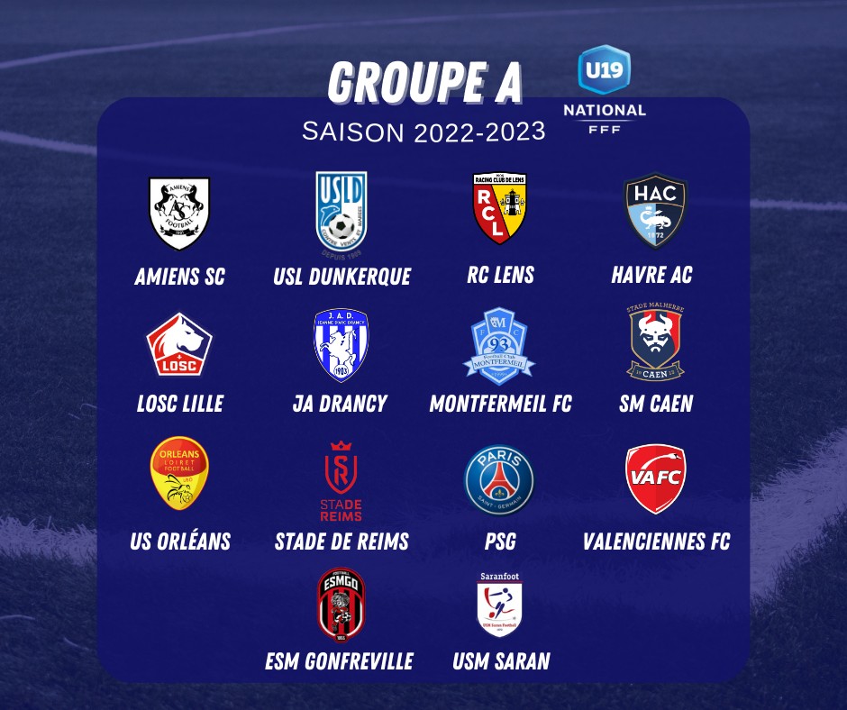 Groupe A - 19 National - saison 2022-2023 - Usm Saran Foot